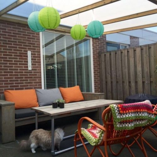 Houten veranda via RnW Verandas